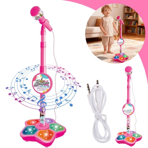 Kids microphone with - with, stand