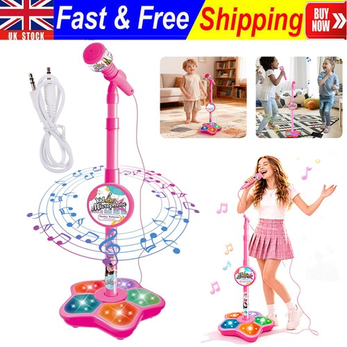 Pink kids microphone - pink,