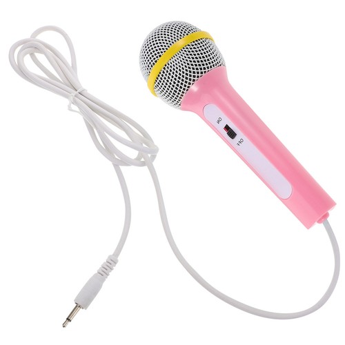 Plastic microphone toy pretend - plastic,
