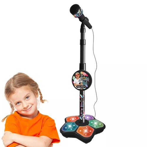 Toy microphone with stand - toy,