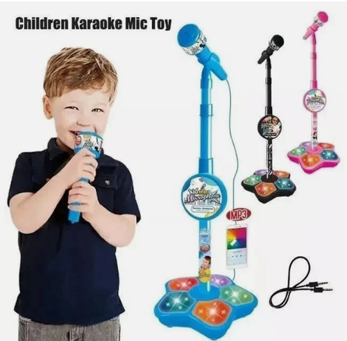 Microphone and stand childrens - microphone,
