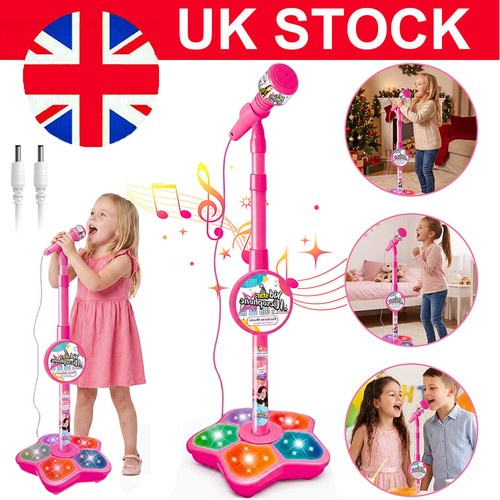 Kids microphone with - with, stand